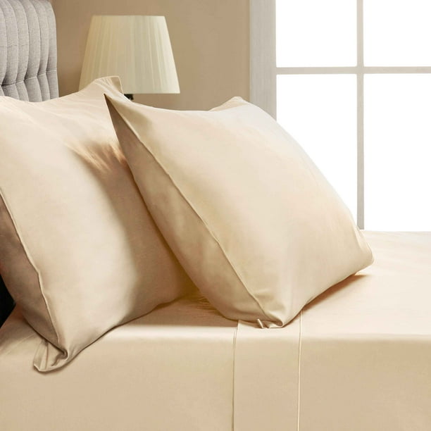 100/% Egyptian Cotton Set Of 2 Pillowcase 400 Tc Queen King Standard All size